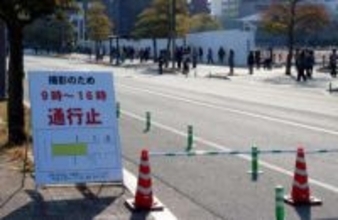 広島市中心部で交通規制スタート　ドラマ「俺たちの箱根駅伝」ロケで2月27日まで