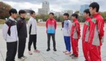 全国男子駅伝、広島県代表の中高生が合宿