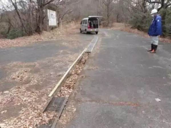 福山市沼隈で側溝の金属ふた4枚なくなる