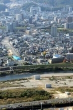 広島市の太田川中流域に現れた巨大柱は新橋　安佐南区と安佐北区直結、渋滞緩和へ2028年度開通