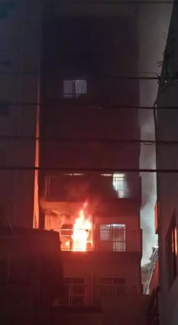 【火事】広島市中区舟入中町でマンション火災