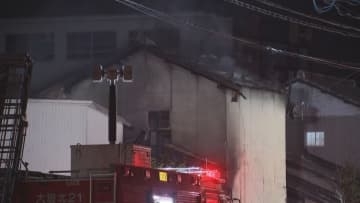 岐阜・大垣市で火災　けが人なし