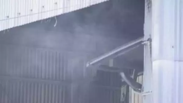 産廃工場で火事　リチウムイオン電池から出火か　名古屋・中川区