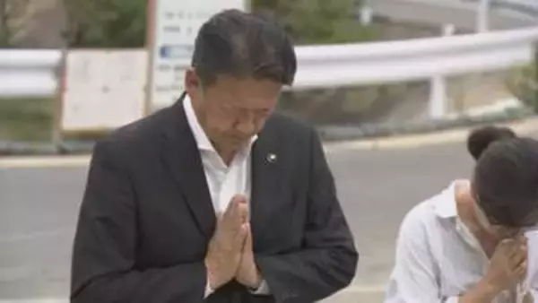 愛知・蒲郡　土砂崩れから２年 市長ら追悼