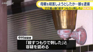 「殺すつもりで刺した」同居の母親を包丁で切りつけ殺害しようとしたか　22歳の娘を逮捕