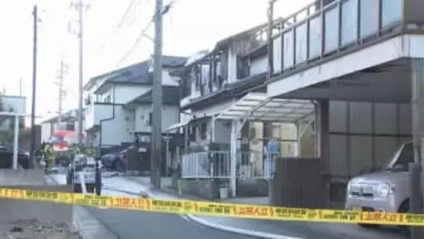 木造2階建ての住宅が全焼　住人3人が搬送されるも命に別条なし　愛知・高浜市