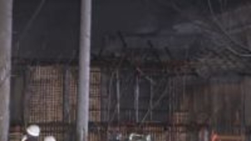 愛知・南知多町の空き家全焼　けが人なし