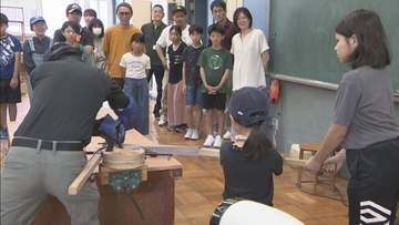 未来の「飛騨の匠」に　木工体験教室が開催　岐阜・高山市