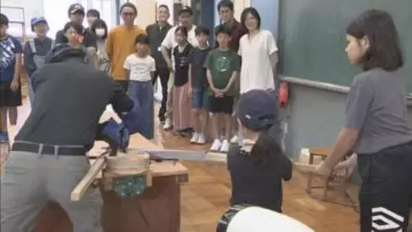 未来の「飛騨の匠」に　木工体験教室が開催　岐阜・高山市