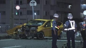 岐阜・瑞穂市　国道２１号で乗用車同士の事故　“酒気帯び運転”で男逮捕