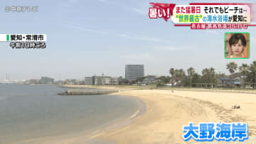“世界最古”の海水浴場が愛知に!?　鴨長明が詠んだ和歌にも登場　かつては療養のために海水に　愛知・常滑市「大野海岸」
