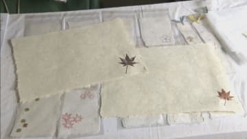 伝統工芸「山中和紙」で卒業証書づくり　岐阜・飛騨市