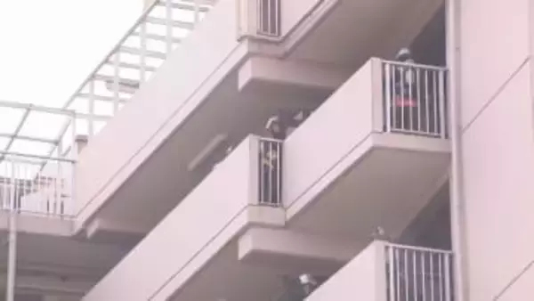 マンションで火事　複数人けがか「煙が上がっている」　名古屋・守山区（13日午前11時30分）