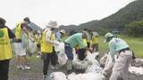 「「燃えないゴミが多い」長良川でゴミ拾い　ボランティアと子どもたち　約83キロ収集」の画像1