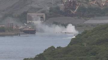 鳥羽市の沖合で船が燃える　海上保安部が消火活動　けが人の情報なし（7月7日午後2時50分）
