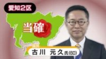 【速報・愛知2区】国民民主党・古川元久氏の当選確実　衆院選2026
