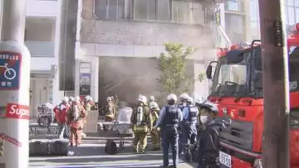 名古屋・中区の繁華街のビルで火事　けが人なし