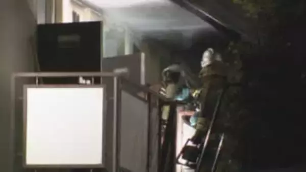 アパート火事　１人死亡１人重体　名古屋・名東区