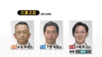 【衆院選2026】三重2区は前職2人と新人1人の争い　現場に吹く“風”に変化は？　真冬の選挙戦が折り返し
