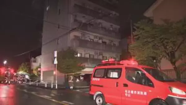７階建てマンションで火事　住人男性が重傷か　名古屋・名東区