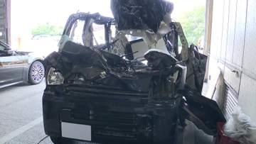 事故で横転した車にトラックが追突　名神高速道路で男性死亡　岐阜・養老町