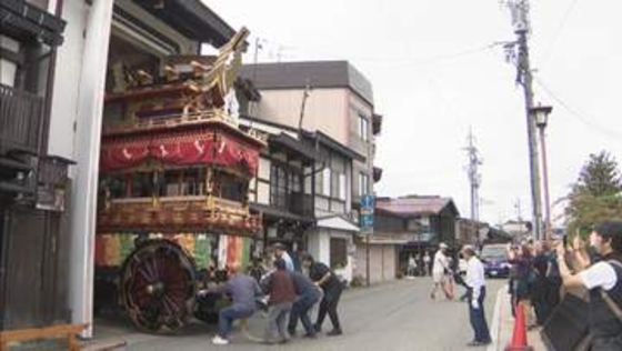 「秋の高山祭」に向けて　祭り屋台の準備が進む　来月9日10日に開催　岐阜・高山市