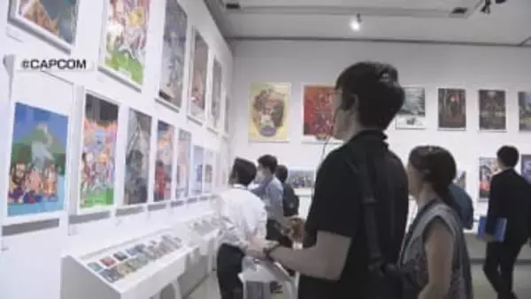 「カプコン」ゲームづくりのこだわり満載　展覧会が５日から名古屋で開催　「ストリートファイター」の原画も展示