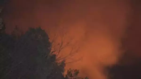 【速報】「お墓の東側の山で炎があがっている」などの通報　岡崎市の産業廃棄物を扱う工場で火事　付近の山林への延焼は不明