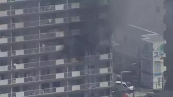 【速報】マンションで火災　「6階から黒煙が出ている」と通報　名古屋・瑞穂区（午前11時30分時点）