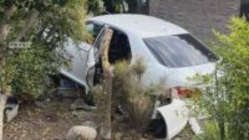 パトカーの追跡から逃走　車が民家に突っ込む　職務質問をしようとした警察官の胸ぐらをつかんだとしてトルコ国籍の男を逮捕