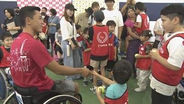 車いすテニス・小田凱人選手　障がいがある子どもたちと交流　スポーツの楽しさ伝える　名古屋・緑区