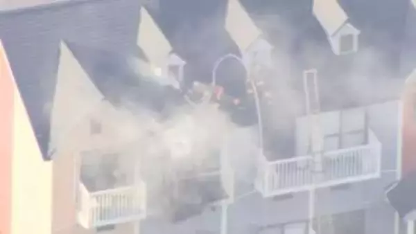 【速報】大垣市のアパートで火事　火元とみられる部屋の住民と連絡取れず（7月22日午後5時30分）
