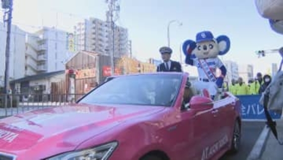 中日ドラゴンズ・ドアラが一日警察署長に　交通ルール順守を呼びかけ　名古屋・昭和区