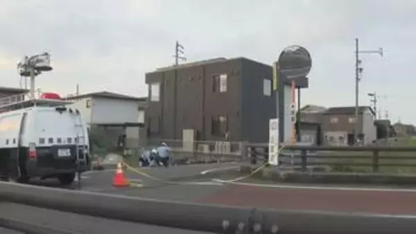 路上で倒れていた男性死亡　ひき逃げ事件とみて捜査　岐阜・岐南町