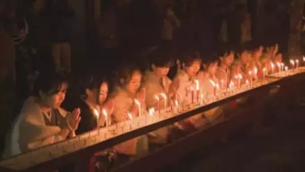 “白いろうそく”で良縁願う　冬の風物詩「三寺まいり」 飛騨市古川町