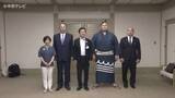 「大相撲名古屋場所を前に　横綱・大の里が広沢市長を表敬訪問　早くも職務復帰した市長は横綱と「一番とりたい」　名古屋市」の画像1