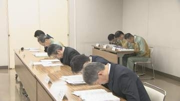 中電社長が浜岡原発の地元・御前崎市を訪問　データ改ざん問題について謝罪