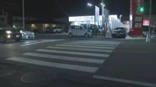 車で歩行者の女性をひき逃げか　５６歳のパート従業員の男逮捕　愛知・小牧市