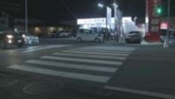車で歩行者の女性をひき逃げか　５６歳のパート従業員の男逮捕　愛知・小牧市