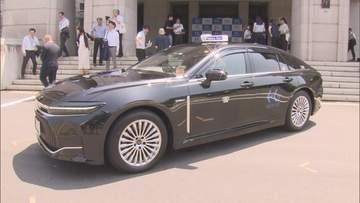 愛知県が水素タクシーの導入を促進　お披露目会