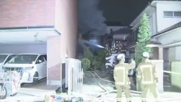 住宅が全焼する火事　周辺への延焼も…　１人の死亡を確認　名古屋・中区
