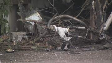 アパート駐輪場で廃品などが燃える火事　放火の疑いも　名古屋・中村区