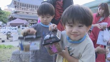 クワガタで交通安全呼びかけ　夏休み前の子どもたちに向けて　名古屋・中区
