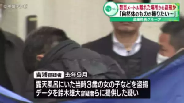 数百メートル離れた場所から盗撮か　「自然体のものが撮りたい…」　複数のカメラを使い分けか