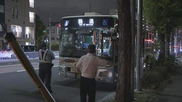 名古屋市営バスと軽ワゴン車が衝突　3人搬送　名古屋・東区
