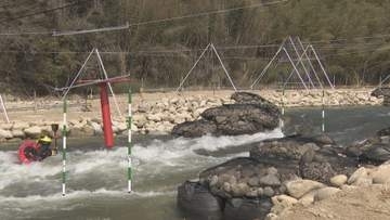 アジア・アジアパラ競技大会　カヌー競技のコースお披露目　矢作川の自然を生かしたコース　愛知・豊田市