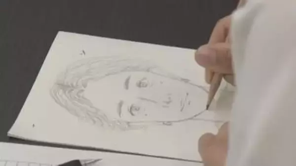 「どれぐらい相手の特徴を引き出せるか…」　警察官が似顔絵の極意を学ぶ　去年は34件の検挙に貢献
