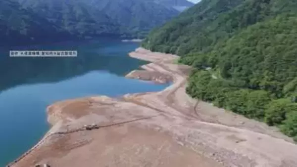 愛知用水最大の水源・牧尾ダム   26日から節水強化   貯水率38.8％