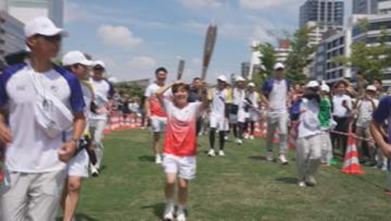 来月１９日開幕アジア競技大会に向け聖火リレーはじまる　吉田沙保里さんや野口みずきさんが走る