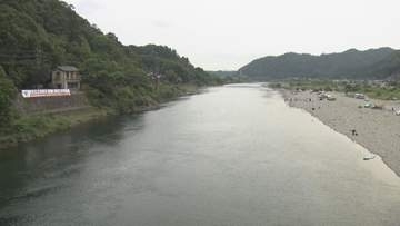 釣りをしていた男性が流され死亡　岐阜・美濃市の長良川